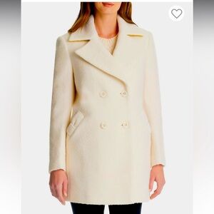 Kate Spade cream coat (size S)